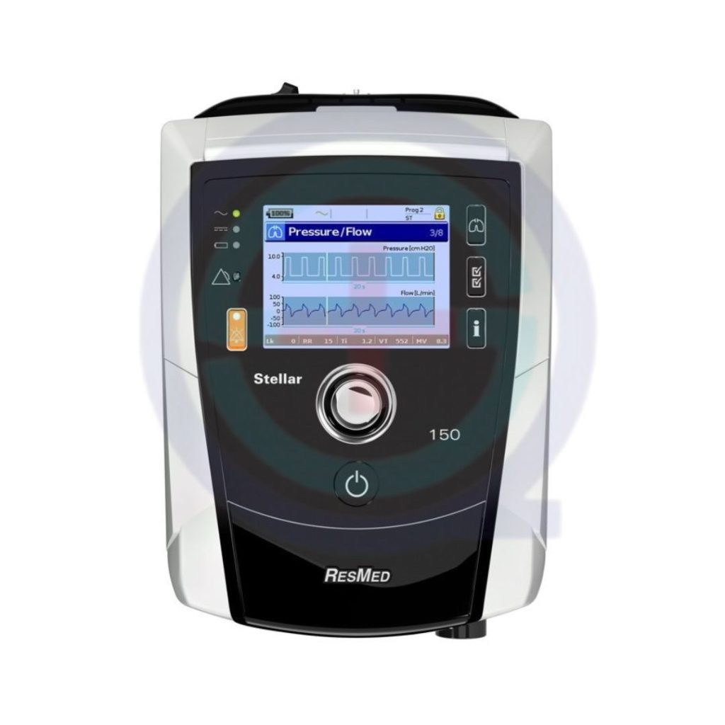 ResMed Stellar 150 ventilator on rent Hyderabad and sale Secunderabad with home delivery and respiratory support