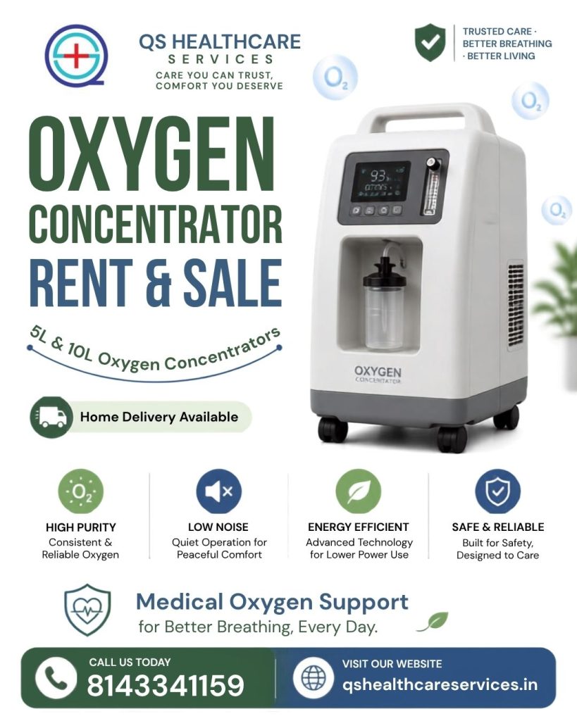 Oxygen Concentrator Rent & Sale in ECIL Hyderabad